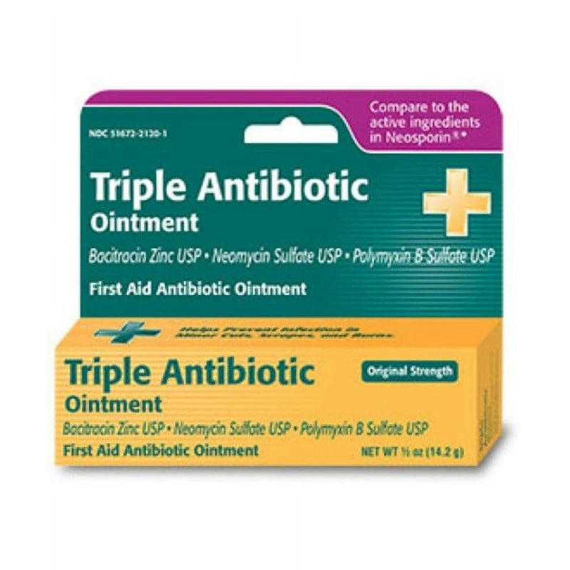 Taro Pharmaceuticals Taro Pharmaceuticals Triple Antibiotic Ointment – 1 Oz Single Tube First Aid Dark Cyan