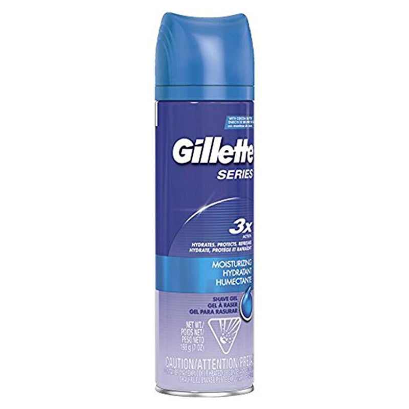 Gillette Gillette Series Moisturizing Men's Shave Gel 7oz Shave Gel Dark Slate Blue