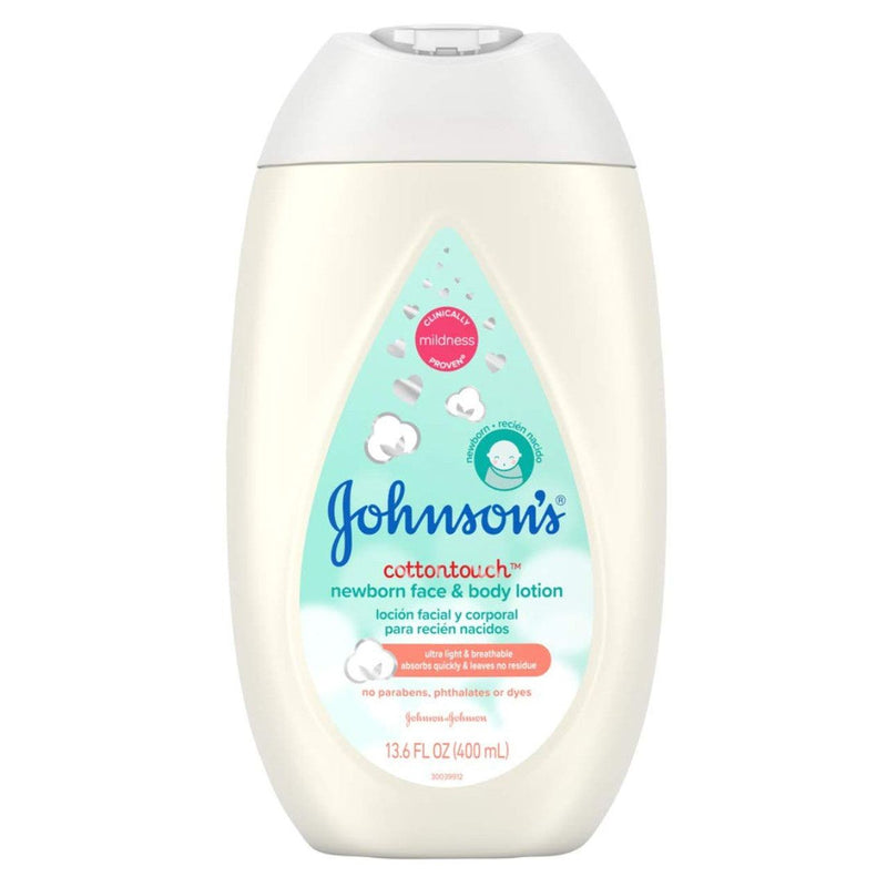 Johnson's Baby Johnson's Baby CottonTouch Newborn Face And Body Lotion 13.6 Fl. Oz Lotion & Moisturizer White Smoke