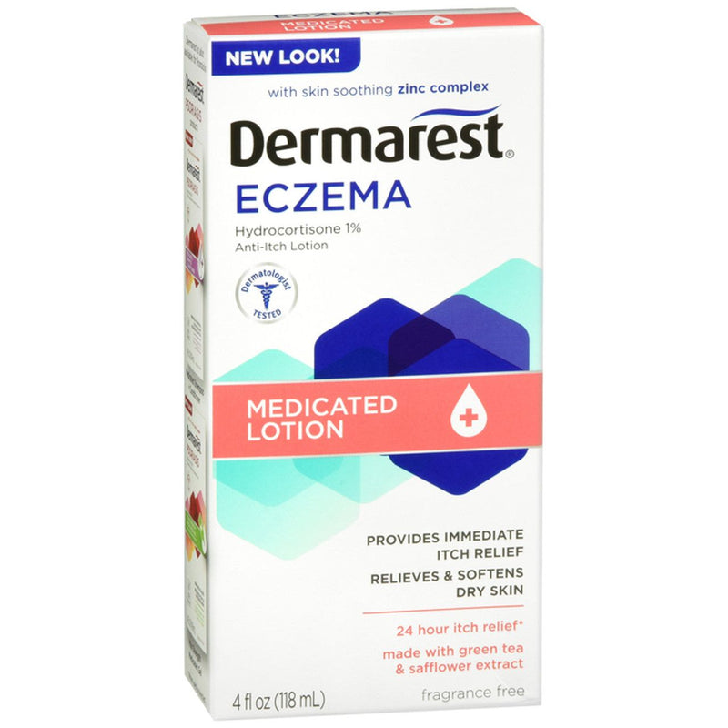 Dermarest Dermarest Eczema Medicated Lotion - 4 Oz Lotion & Moisturizer White Smoke