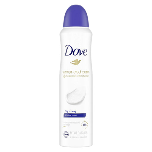 Dove Dove Advanced Care Dry Spray Original Clean Antiperspirant Deodorant 3.8 Oz Deodorant White Smoke