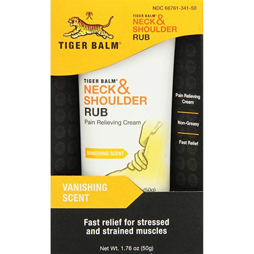 Tiger Balm Tiger Balm Neck & Shoulder Rub Vanishing Scent 1.76 Oz Health & Beauty Dark Slate Gray