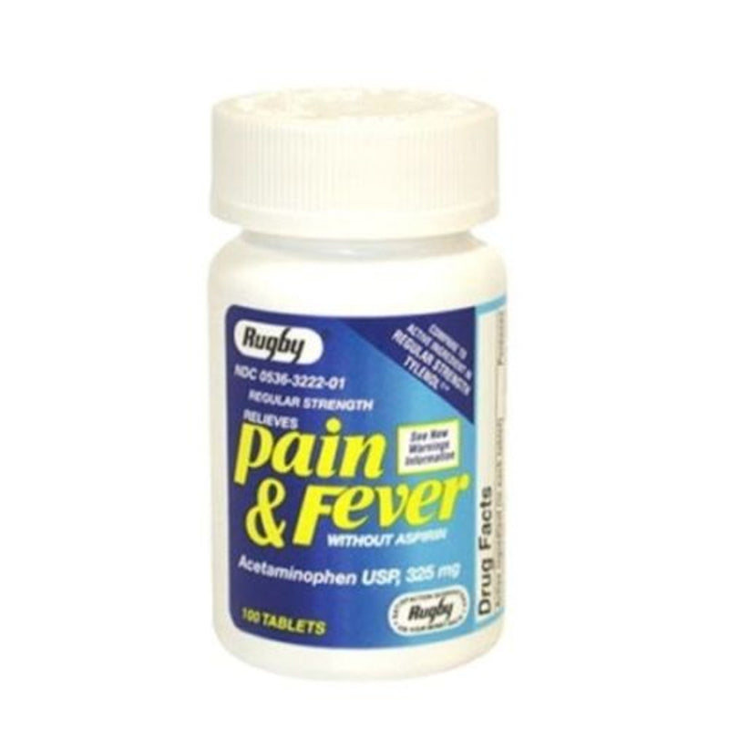 Reliable-1 Laboratories Reliable-1 Laboratories Regular Strength Acetaminophen USP – 325 mg (100 Tablets) Medicine Cabinets Seashell