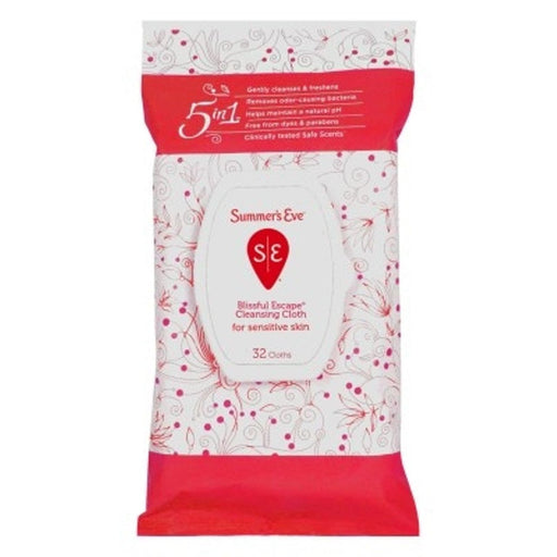 Summer's Eve Summer's Eve Cleansing Cloths, Blissful Escape Personal Care Light Gray