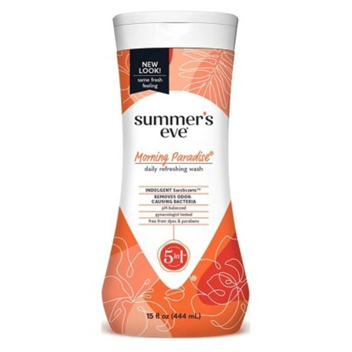 Summer's Eve Summer's Eve Morning Paradise Cleansing Wash For Sensitive Skin Personal Care White Smoke