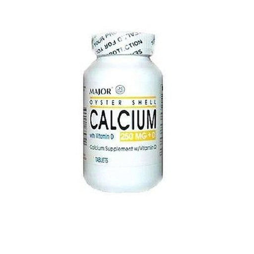Oyster Shell Oyster Shell Major Calcium 250 Mg Tab 100 Vitamins & Supplements White Smoke
