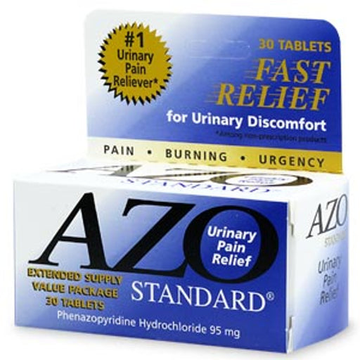 AZO AZO Urinary Pain Relief Tablets, 95 mg (30 ct. Value Size) Medicine & Drugs White Smoke