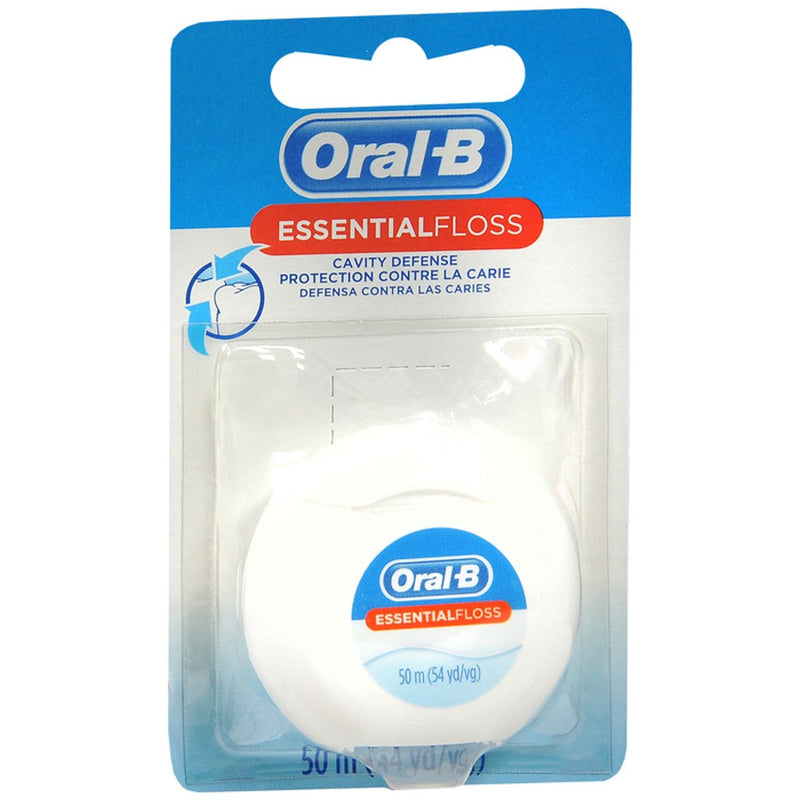 Oral-B Oral-B Essential Floss Cavity Defense Dental Floss, 50 M Oral Care White Smoke
