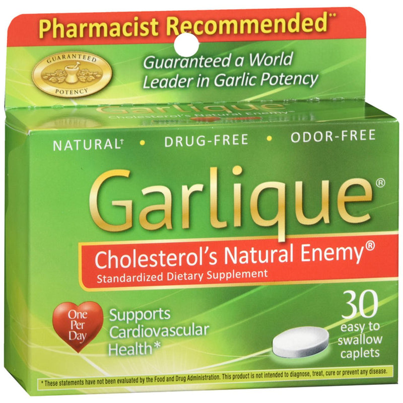 Garlique Garlique® Healthy Blood Pressure Formula – Odorless Garlic (60 Caplets) Vitamins & Supplements Olive Drab