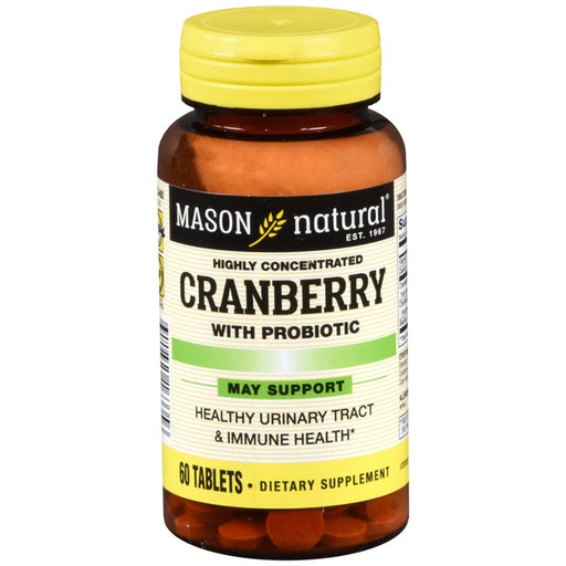 Mason Natural Mason Natural Highly Concentrated Cranberry With Probiotic 60 Tablets Vitamins & Supplements Seashell