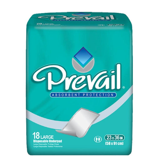 Prevail Prevail Underpads, Disposable, Fluff, Large Personal Care Light Sea Green