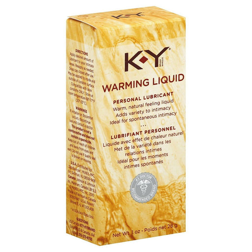 K-Y K-Y Warming Liquid Personal Lubricant - 1 Oz Personal Lubricants Pale Goldenrod