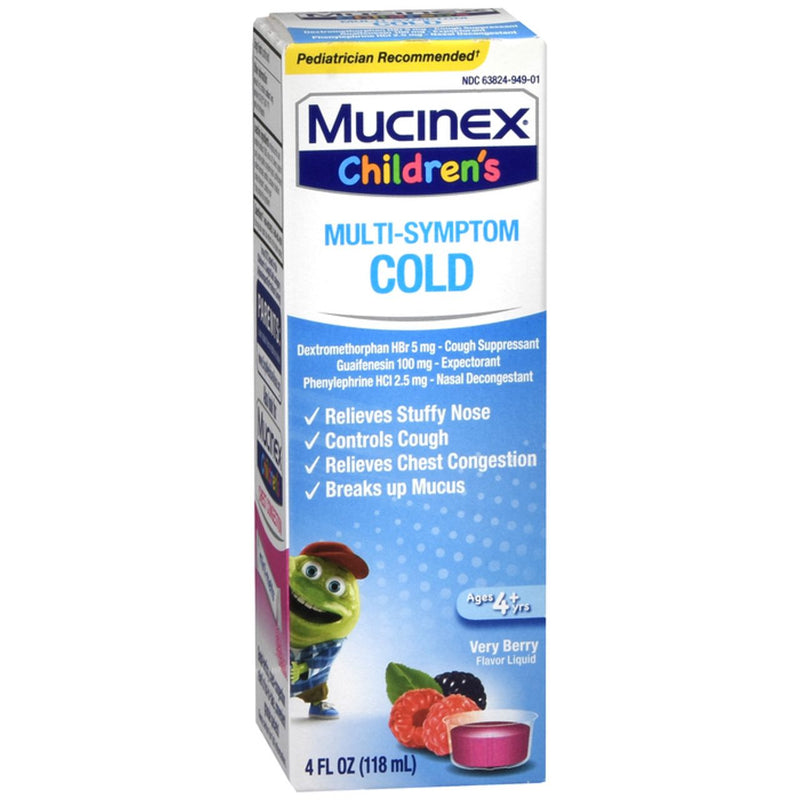 Mucinex Mucinex® Fast-Max® Multi-Symptom Cold – Very Berry Flavor (4 Fl Oz) Health & Beauty White Smoke