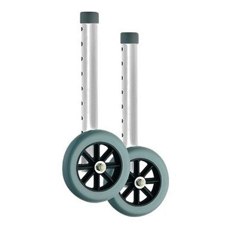 Nova Nova 5" Wheels 410Si For 1" Field Walker Gray Walkers White Smoke