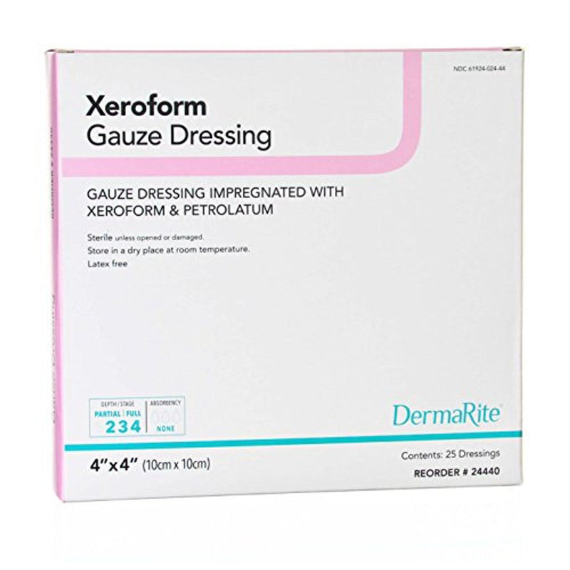 Xeroform Xeroform Petrolatum Impregnated Dressing 4 X 4 Square Gauze 24440 Medical Tape & Bandages Lavender