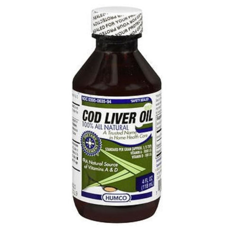 Humco Humco Cod Liver Oil 4 Oz Health & Beauty White Smoke