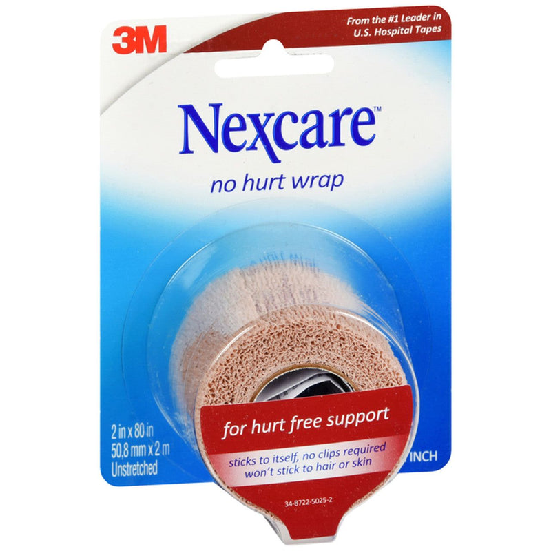 Nexcare Nexcare No Hurt Wrap 2 X 80in First Aid White Smoke