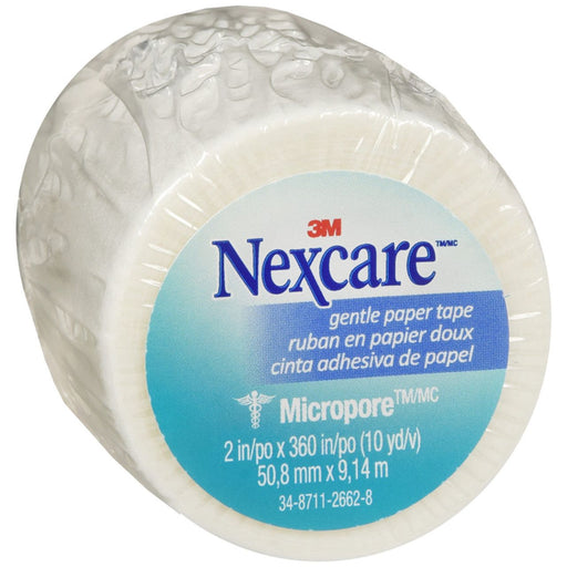 Nexcare Nexcare First Aid Gentle Paper Tape, Micropore First Aid White Smoke