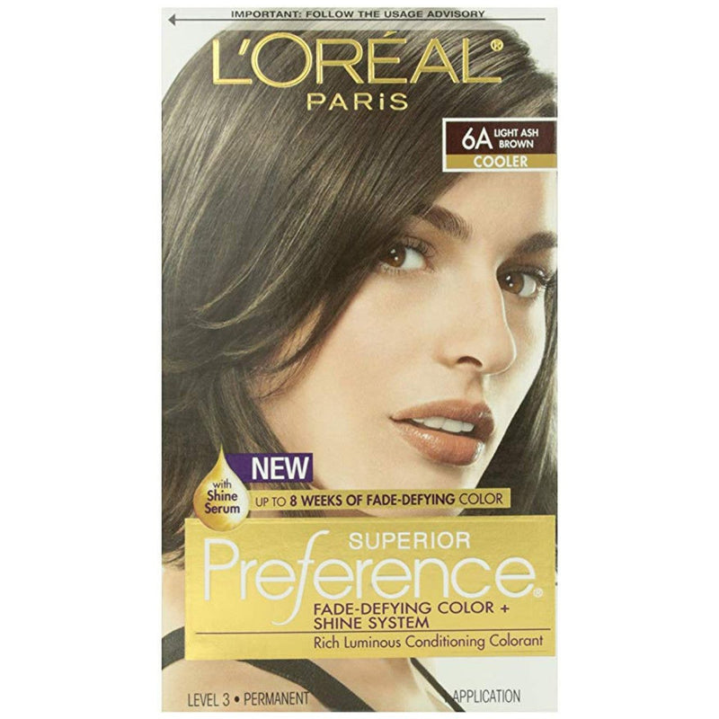 Superior Preference Superior Preference L'Oreal Paris Light Ash Brown #6A Cooler Hair Color 1 Hair Color Wheat