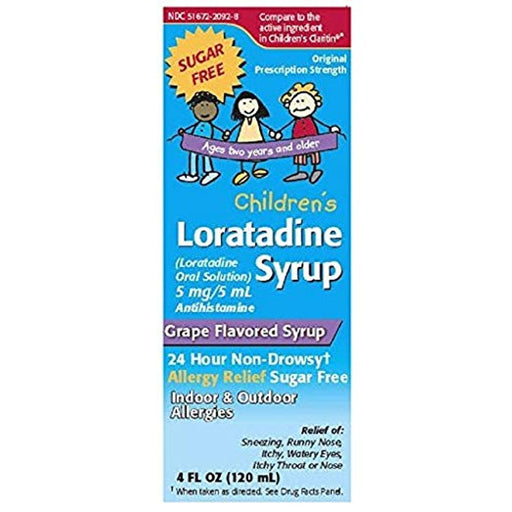 Taro Taro Children's Loratadine Oral Solution – 5 mg / 5 mL Fruit Flavored Syrup Health & Beauty Pale Turquoise