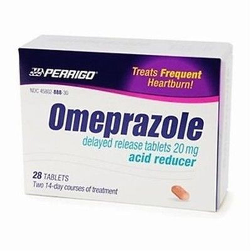Perrigo Padagis  Omeprazole Delayed Release Tablets 20Mg 28Ct Health & Beauty Lavender