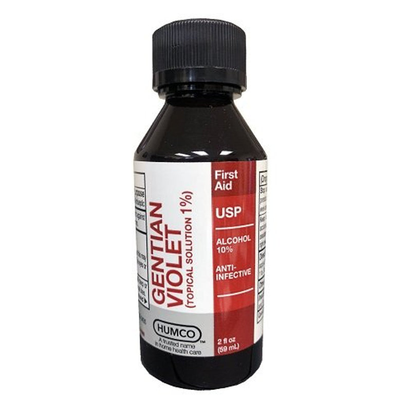 Humco Humco Gentian Violet Topical Solution 1% USP – 2 oz First Aid White Smoke