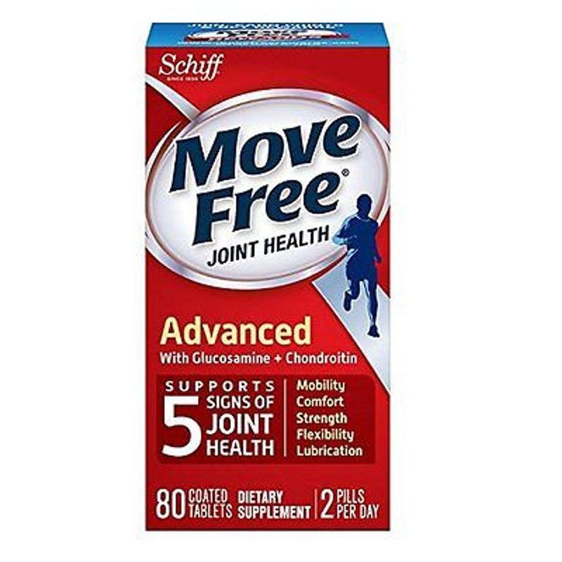 Schiff Schiff Move Free Advanced Triple Strength Total Joint Health Tablets Vitamins & Supplements White Smoke