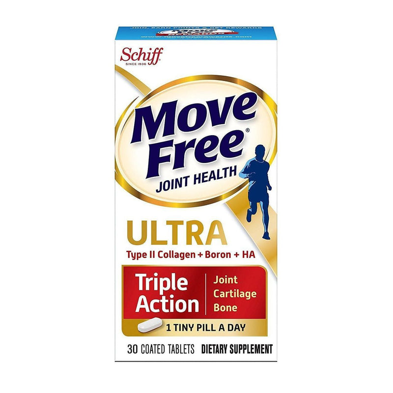 Move Free Move Free Schiff, Joint Health, Ultra, Triple Action, 30 Coated Tablets Vitamins & Supplements White Smoke