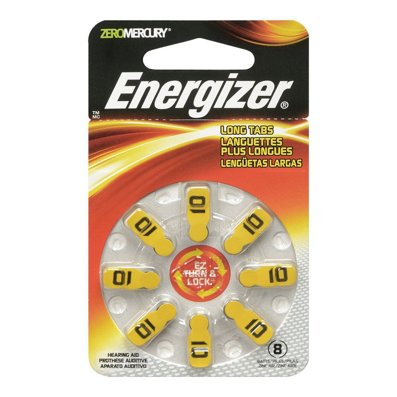 Energizer Energizer Batteries, Hearing Aid, Zinc Air, Size 10 Batteries White Smoke