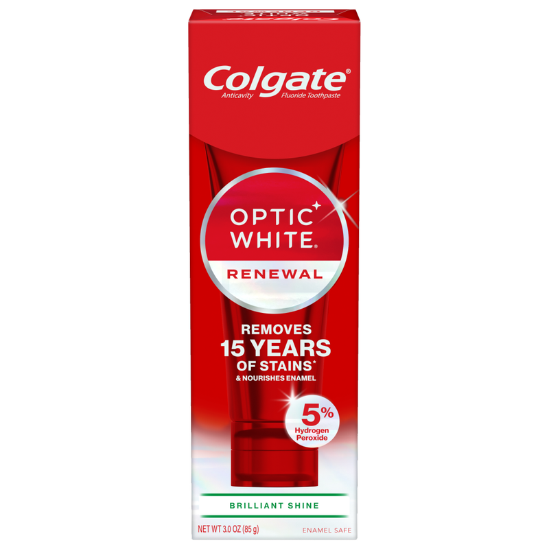 Colgate Colgate Optic White Renewal Brilliant Shine Toothpaste, 3.0 Oz Toothpaste Firebrick