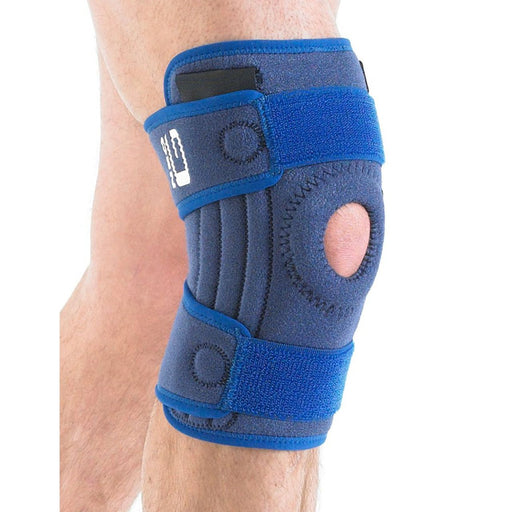 Neo G Neo G Stabilized Open Knee Suport OSFA #893 Motorcycle Knee & Shin Guards White Smoke