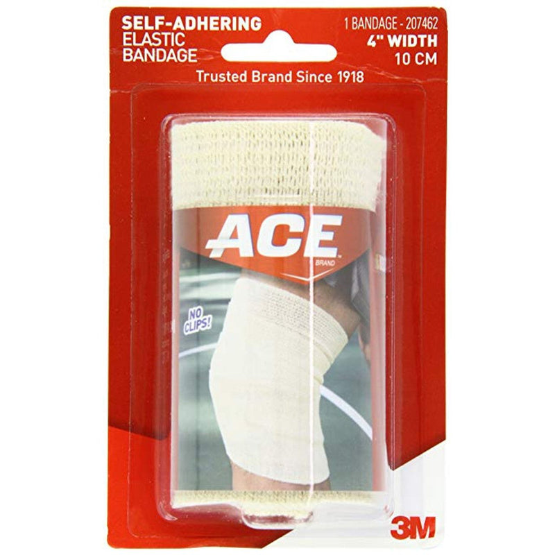 ACE ACE Elastic Bandage, Self Adhering, 4 Inch Width Medical Tape & Bandages Antique White