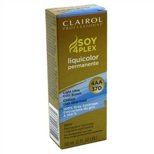 Clairol Pro Clairol Pro Professional Liquicolor Permanent Hair Color Light Ultra Cool Brown 4AA/37D, 2 Oz Hair Color Saddle Brown