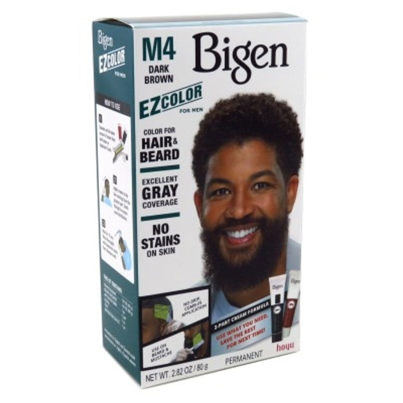 Bigen Bigen BL Ez Color For Men M4 Dark Brown Kit Hair Color White Smoke