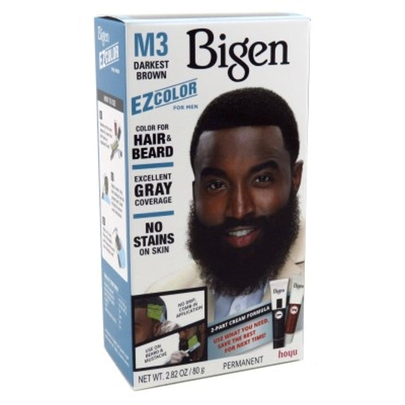 Bigen Bigen EZ Color For Men Darkest Brown Kit Hair Color White Smoke