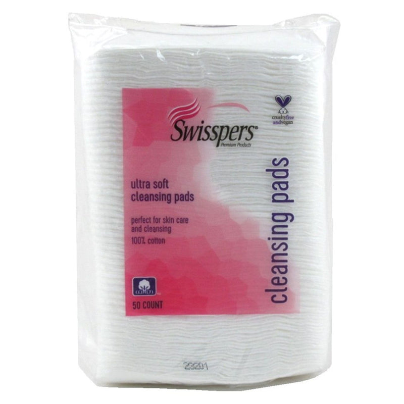Swisspers Swisspers Premium Ultra Soft Facial Cleansing Cotton Pads Makeup White Smoke