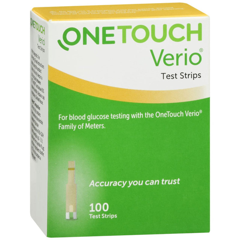 OneTouch OneTouch Verio Blood Glucose Test Strips - 100 Count Blood Glucose Test Strips Olive Drab