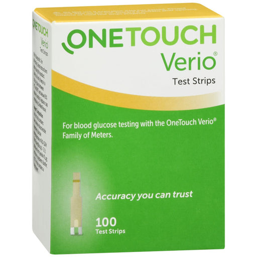 OneTouch OneTouch Verio Blood Glucose Test Strips - 100 Count Blood Glucose Test Strips Olive Drab
