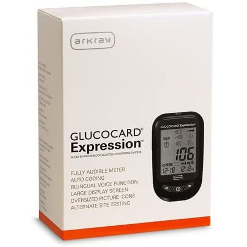 ArkRay ArkRay Glucocard Expression Blood Glucose Meter Kit Blood Glucose Meters Lavender
