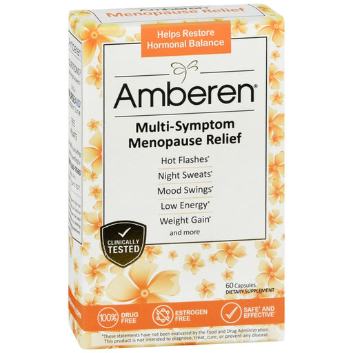 Amberen Amberen® Menopause Relief – 60 Dietary Supplement Capsules Vitamins & Supplements Lavender