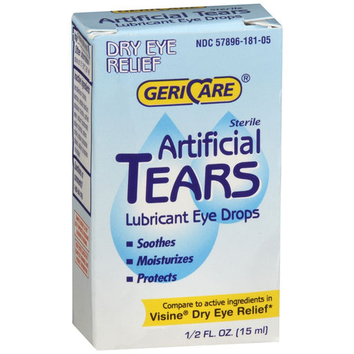 GeriCare Artificia Trs Dr 0-2-0-2 1% 15Ml Eye Drops & Lubricants Light Blue