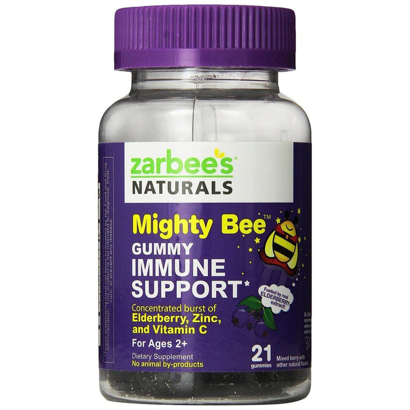 Zarbee's Zarbee's Daily Immune Support, With Real Elderberry, Children's, Gummies, Natural Berry Flavor Vitamins & Supplements White Smoke