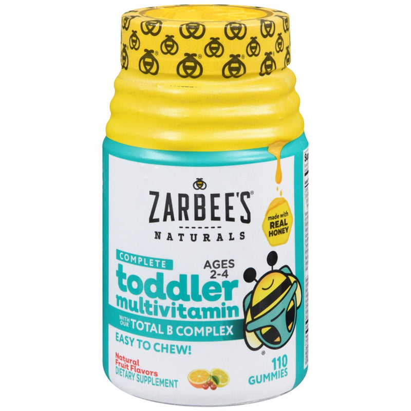 Zarbee's Zarbee's Naturals Complete Toddler Multivitamin Natural Fruit Flavors 110 Gummies (Discontiniued) Vitamins & Supplements White Smoke