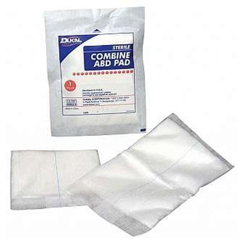 Dukal Dukal 5590 Abdominal Pad Box Of 25 First Aid White Smoke
