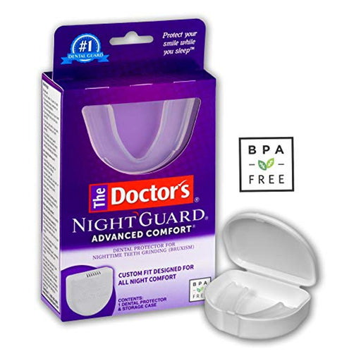 The Doctor's The Doctor's NightGuard Advanced Comfort, Dental Protector for Nighttime Teeth Grinding, 1 Count Oral Care White Smoke