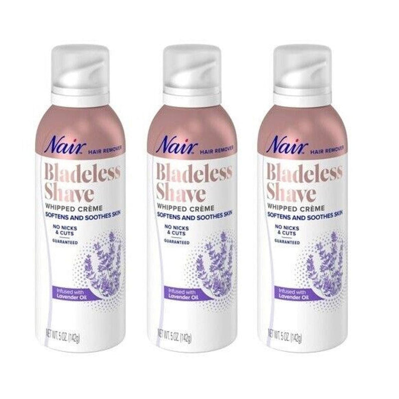 Nair Nair Bladeless Shave Whipped Creme Hair Remover 5 Oz Hair Removal White Smoke