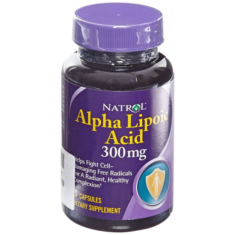 Natrol Natrol Alpha Lipoic Acid 300 Mg, 50 Capsules Vitamins & Supplements White Smoke