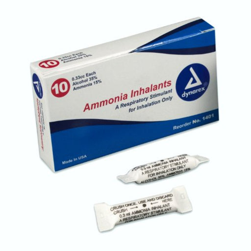Dynarex Dynarex Ammonia Inhalants DYN 10 First Aid White Smoke