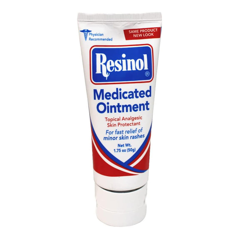 Resinol Resinol Medicated Ointment With Zinc Oxide 1.75 Oz Tube Skin Care White Smoke
