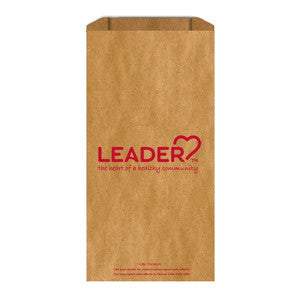 Myotcstore Leader(TM) Recycled Paper RX Bag Brown5X2X10 1000 CT Household Storage Bags Dark Khaki